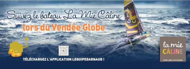 Vendée Globe : La Mie Câline soutient Arnaud Boissière