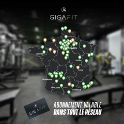 Gigafit - Salle de sport premium partout en France