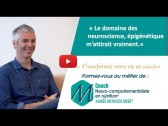 Interview David, coach agrée Méthode Meer - " Le domaine des neurosciences, de l'épigénétique m'attirait vraiment ".